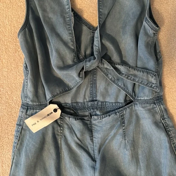 rag & bone Indigo Mojave Romper NWT - Picture 3 of 8